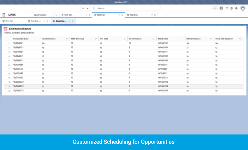 Customized-Scheduling-for-Opportunities